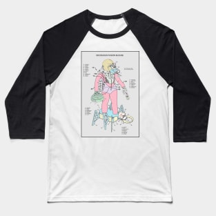 Deciduous Fusion Blouse (Artwork by Shend) Baseball T-Shirt